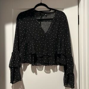 Boohoo Polkadot Blouse